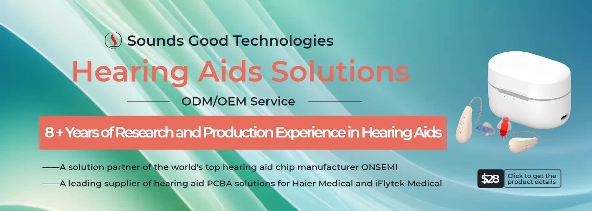 jakość Pomocy słuchowej typu OTC fabryka