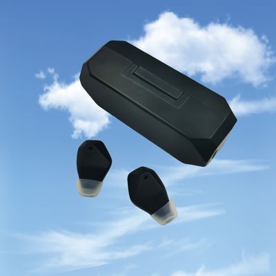 Automatyczne niewidzialne w kanale słuchowym aparaty słuchowe 113dB Anulujące hałas Bluetooth