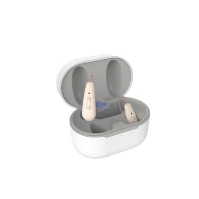 Niewidzialne bezprzewodowe aparaty słuchowe o maksymalnym wzroście 40 dB z 8 kanałami