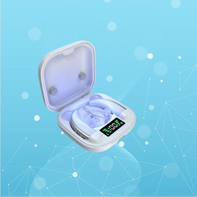 Ultrafioletowe dezynfekcje za uchem Niewidzialne cyfrowe aparaty słuchowe z odwołaniem hałasu